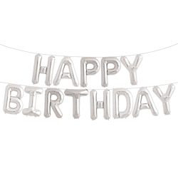 Foil balloons silver 