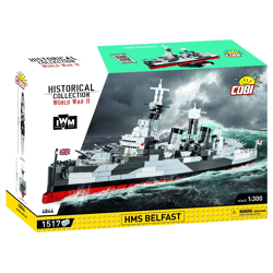COBI-4844- Konstruktionsspielzeug - HC WWII - HMS BELFAST IWM