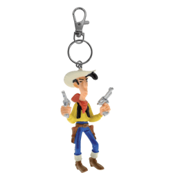 Lucky Luke mit 2 Pistolen - Schlüsselanhänger