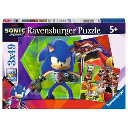 Die Abenteuer von Sonic - Puzzle - 3 x 49 Teile