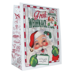 Weihnachtsgeschenktüten Vintage - Large - 5 Motive