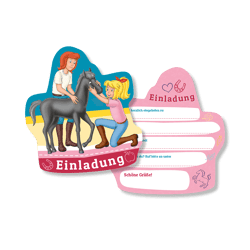 BIBI UND TINA - 6 Einladungskarten