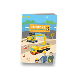 BAUSTELLE - kleines Mal- und Rätselheft