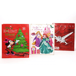 Disney Weihnachtsgeschenktüte large - 6-fach sortiert - 33 cm