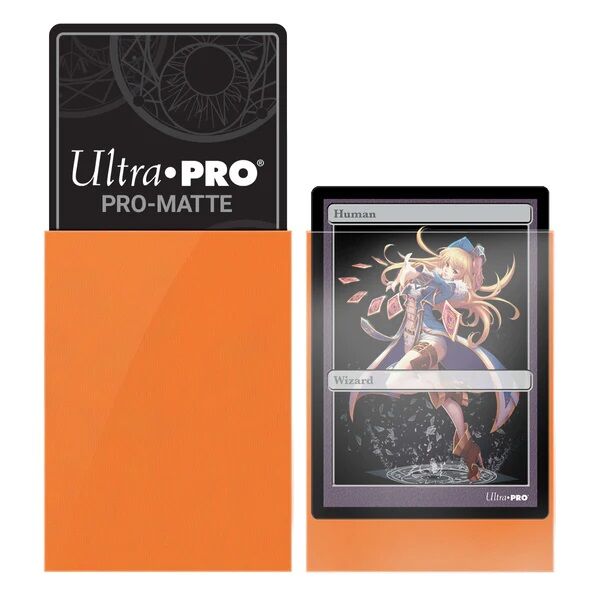 Orange PRO-Matte Small Deck Protector Sleeves (60)