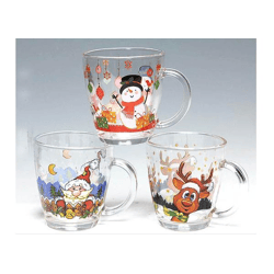 Weihnachtstasse - 3-fach sortiert - 300 ml