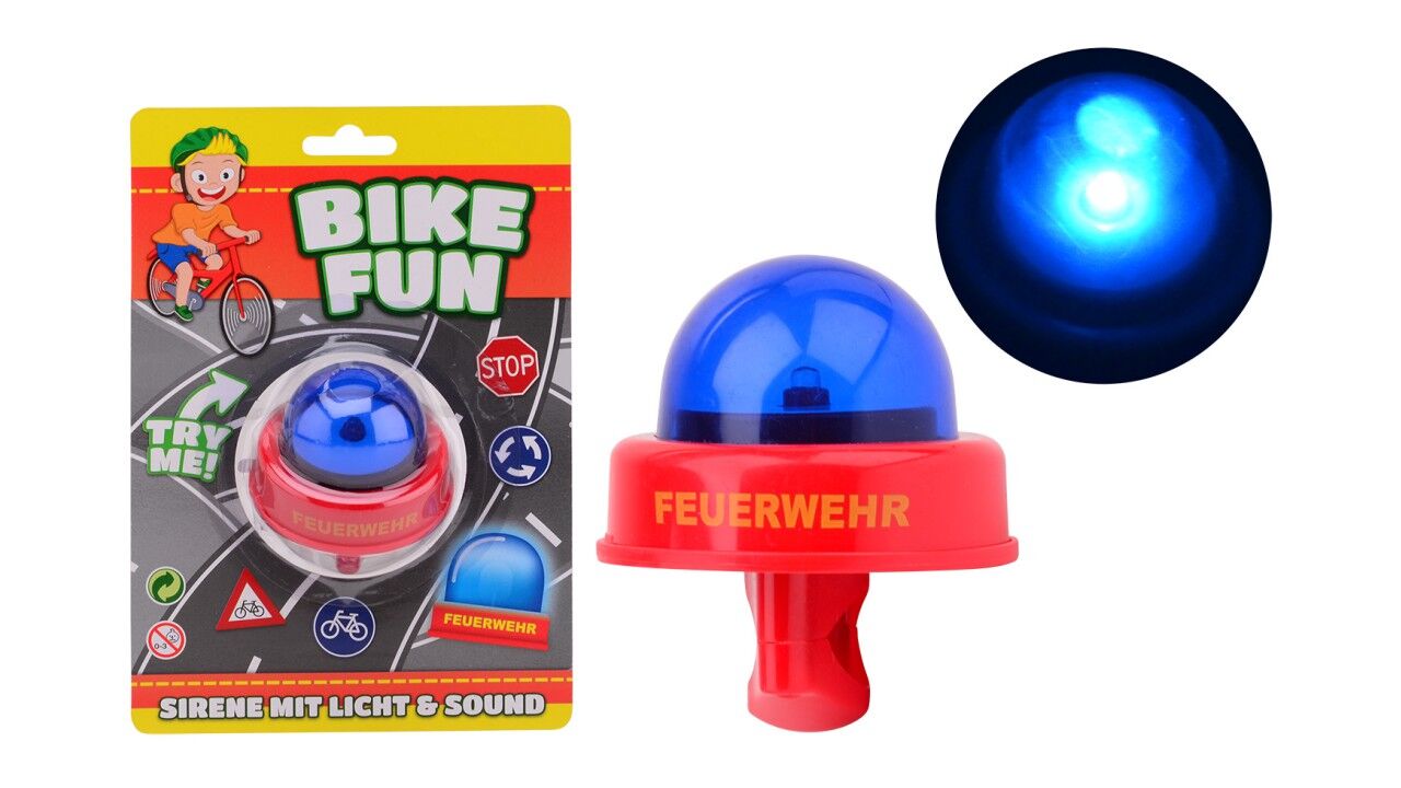  Feuerwehrsirene mit Licht und Sound - 20 cm