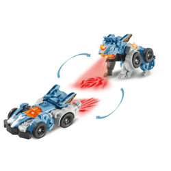 Switch & Go Dinos - Fire Mini Triceratops - 15 cm