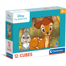 12 Teile Würfelpuzzle - Disney classic