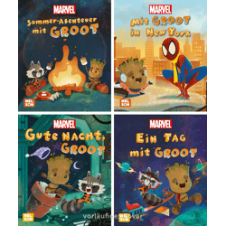 Marvel - Guardians of the Galaxy Pixi: 1-4 - 24 Mini-Büchlein im Display