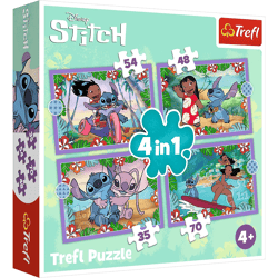 Lilo & Stitch - 4 in 1 Puzzle 35, 48, 54, 70 Teile