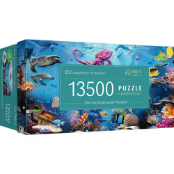 Tauchen Sie ein in das Unterwasserparadies - UFT Puzzle - 13500 Teile 