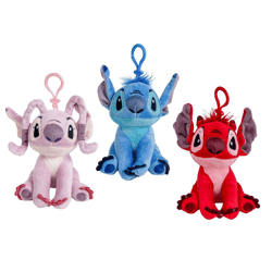 Disney Stitch 3D BagClip - 3-fach sortiert - 12 cm