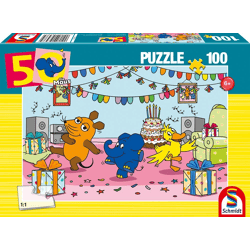 Elefantastische Party - 100 Teile Puzzle