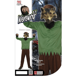 WERWOLF (Jacke, Hose, Maske) - (158 cm / 11-13 Jahre)