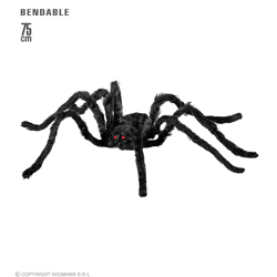 RIESIGE HAARIGE SPINNE BIEGBAR 75 cm