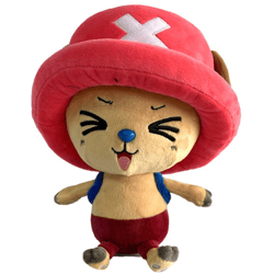 One Piece - neuer Chopper geschlossene Augen Plüschfigur 25 cm