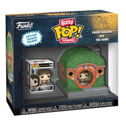 Funko 83685 - Bitty Pop! Towns - Lord of the Rings Frodo & Shire