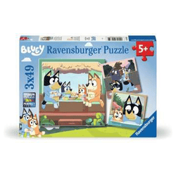 Blueys Abenteuer - Puzzle 3x49 Teile