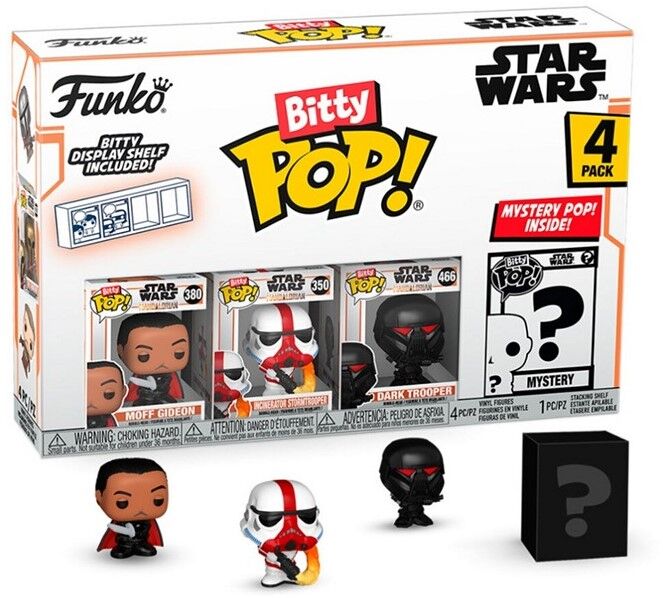 Funko 75454 - Bitty POP! - Star Wars Mandalorian Moff Gideon 4er Pack