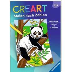 CreArt - Malen nach Zahlen ab 5, Süße Tiere