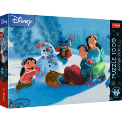 Disney Lilo & Stitch Winter - Premium Plus Puzzle 1000 Teile