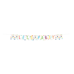 Confetti Birthday - Wimpelkette - 185 x 19 cm