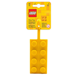 LEGO® - Gepäckanhänger aus Silikon - 2x4 Gelb
