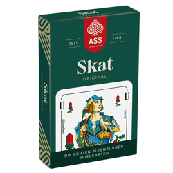 ASS Altenburger 10045028-0001 - FSC Skat, deutsches Bild, Kornblume® - Kartenspiel