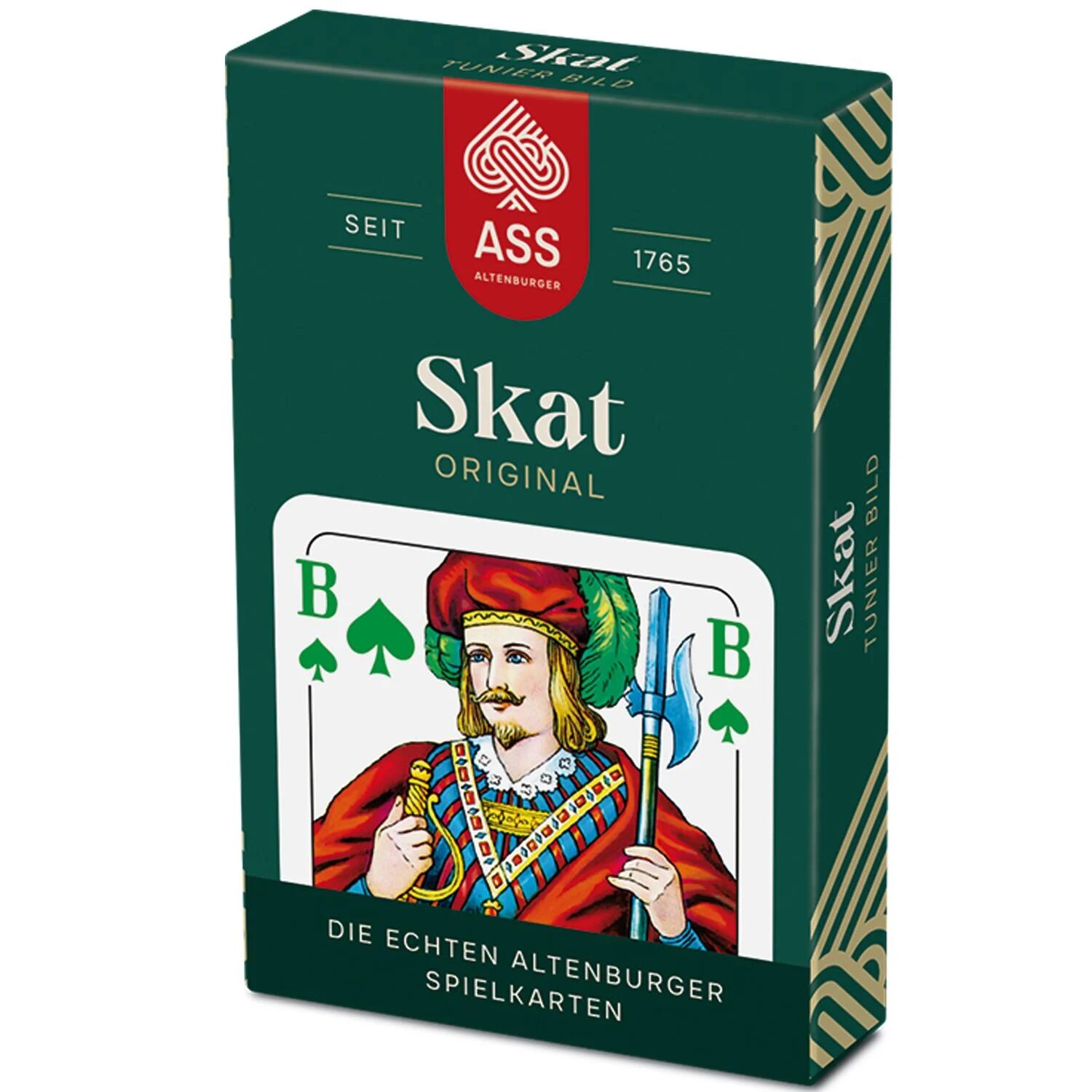 ASS Altenburger 10050468-0001 - FSC Skat, Turnierbild, 4 Farben-Blatt - Kartenspiel