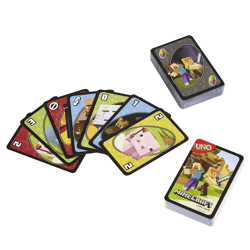 Mattel FPD61 - UNO Minecraft - Kartenspiel für Kinder