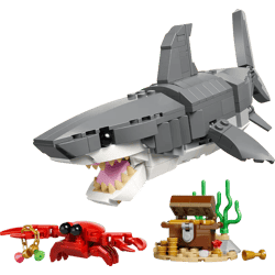 LEGO® Creator - Wilder Hai mit Schatztruhe (379 Teile)