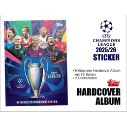 Topps UEFA Champions League 2025/2026 Sticker - ALBUM HARDCOVDER
