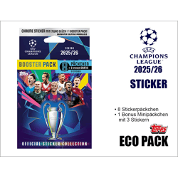 Topps UEFA Champions League 2025/2026 Sticker – ECO PACK