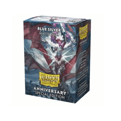 Dragon Shield Standard Matte Dual Sleeves - Special Edition - Blue Silver (100 Sleeves)