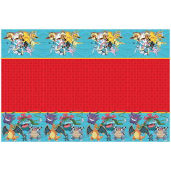 Pokemon - 1 Plastik Tischdecke 120 x 180 cm