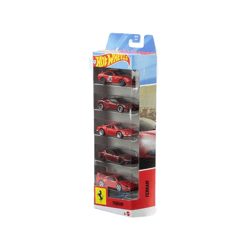 Mattel JLN12 - Hot Wheels Ferrari 5er-Pack