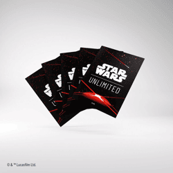 Star Wars: Unlimited Premium Art Sleeves, Card Back: Red