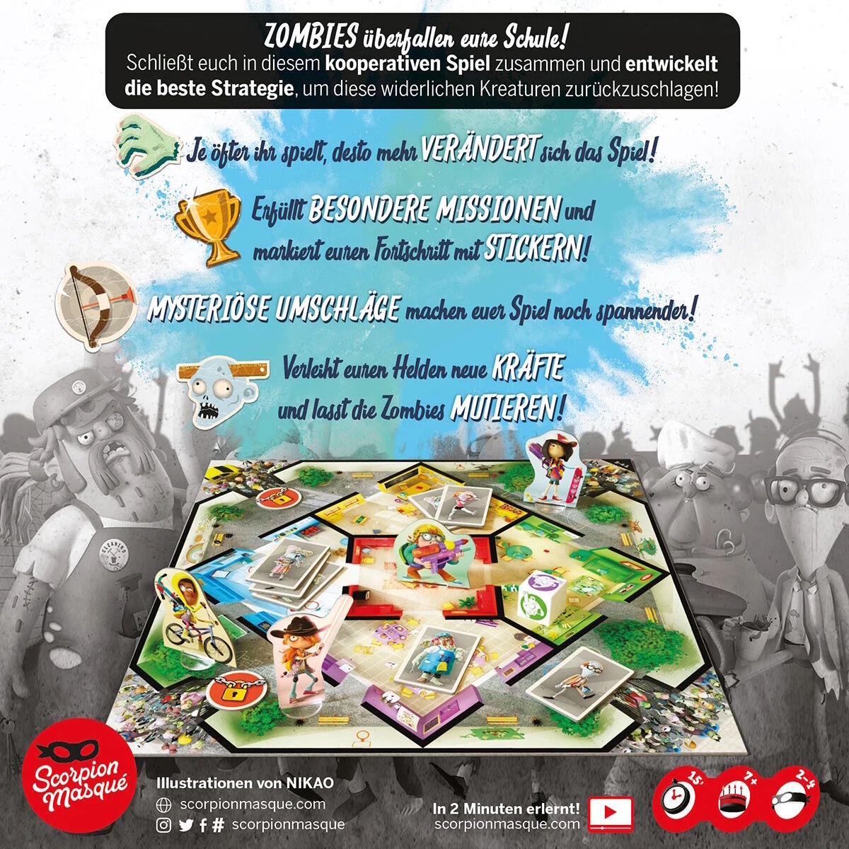 Zombie Kidz Evolution - Brettspiel