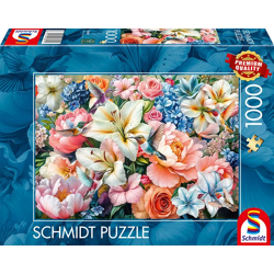 Blumen in Pastell - 1000 Teile Puzzle