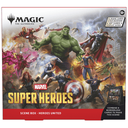 Magic the Gathering - Marvel Super Heroes Scene Box Display (4 Boxes) - EN
