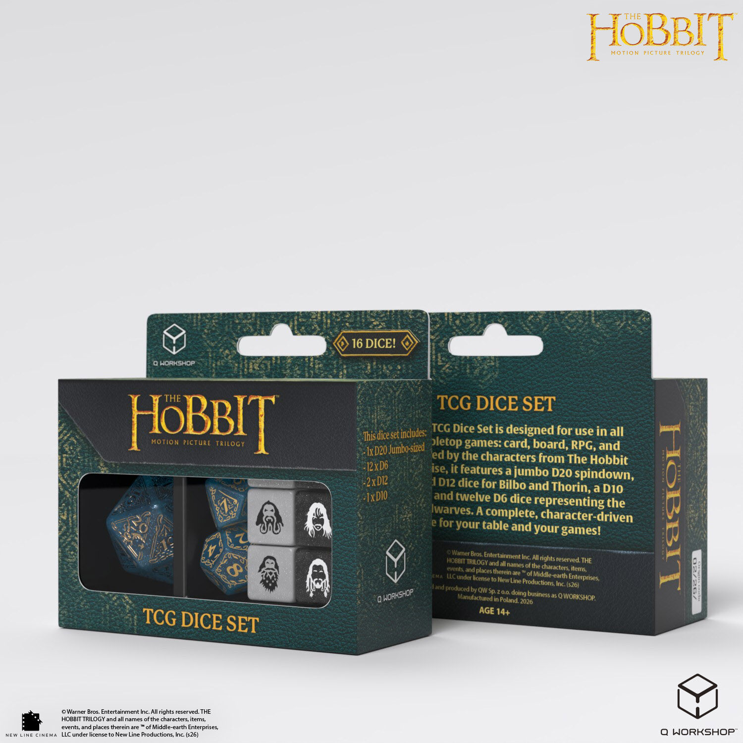 Q Workshop - Der Hobbit: TCG W&uuml;rfelset: Aether Vale (16 W&uuml;rfel)