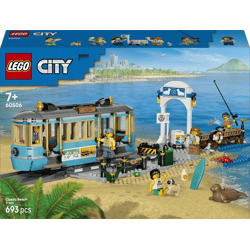 LEGO® 60506 City Eisenbahn - Klassische Strandstraßenbahn (693 Teile)