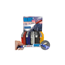 Blue² Rainbow - LED-Feuerzeug Sortiment - 30er Display
