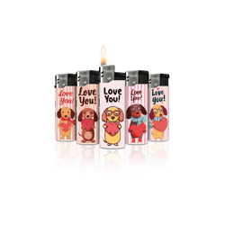 Sweet Pup - Valentin Motiv-Feuerzeug Sortiment - 50er Display
