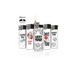 Lucky Deal - Flip-Motiv-Feuerzeug Sortiment - 50er Display