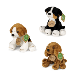 Plüschtierset Hunde, sortiert - 14cm