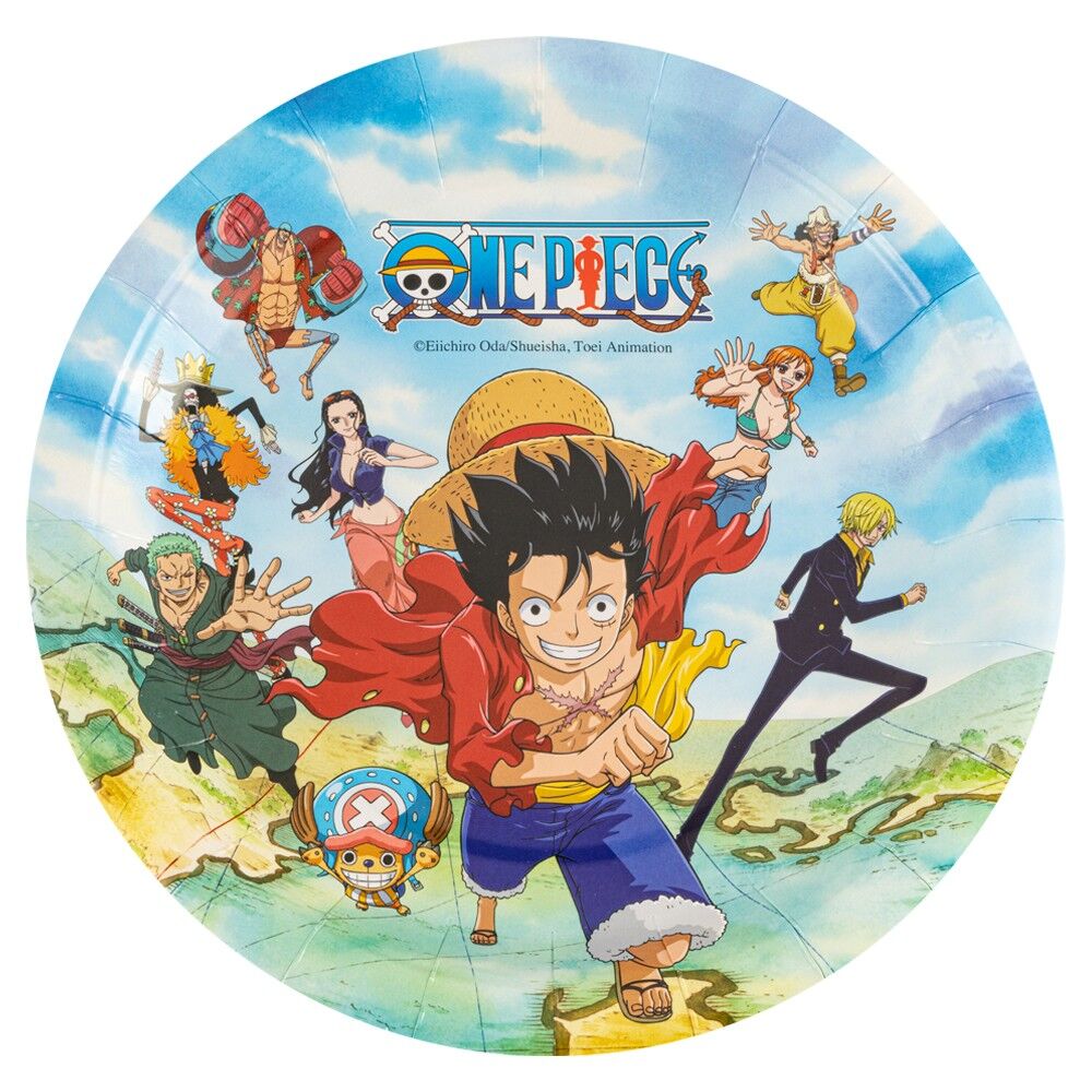 8 PLASTIC-FREE ONE-PIECE PLATES © 23 cm