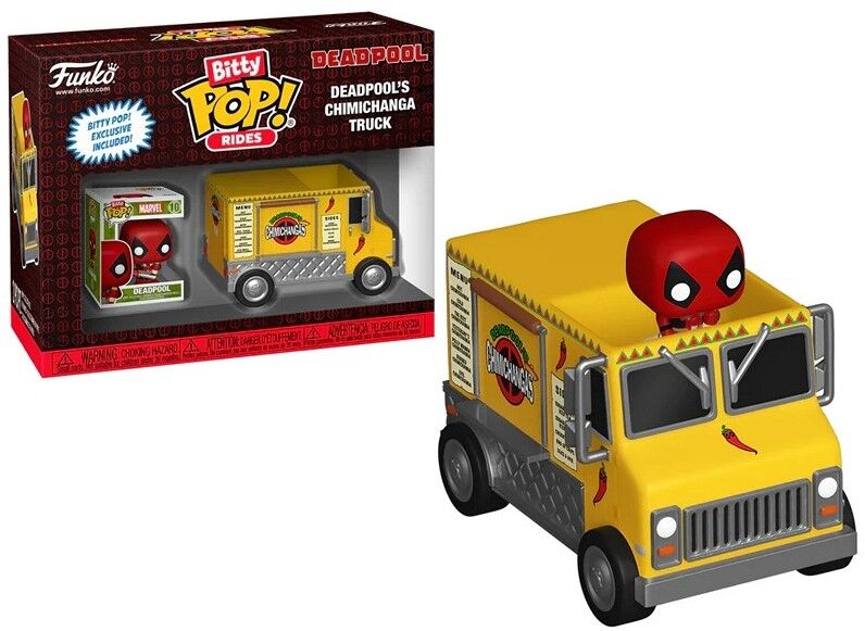 Funko 83625 - Bitty POP! Rides - Marvel DeadPool with Chimichanga Truck