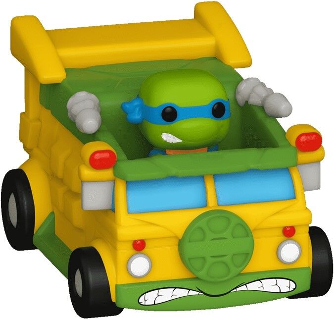 Funko 83626 - Bitty POP! Rides - Teen Mutant Ninja Turtles Leonardo with Turtle Van